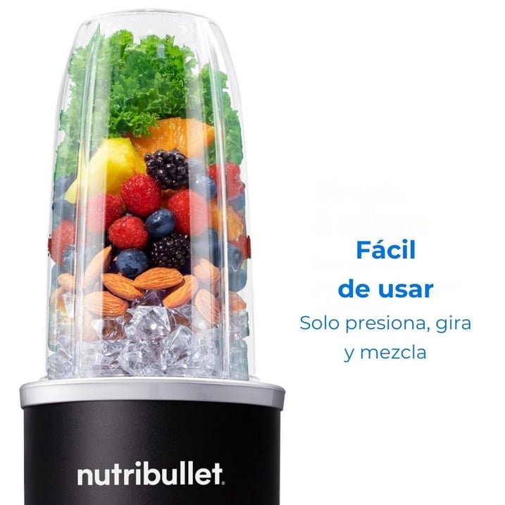 Licuadora Personal NutriBullet ProPlus 32 Oz de Acero Inoxidable con Cuchilla Extraíble 1200W