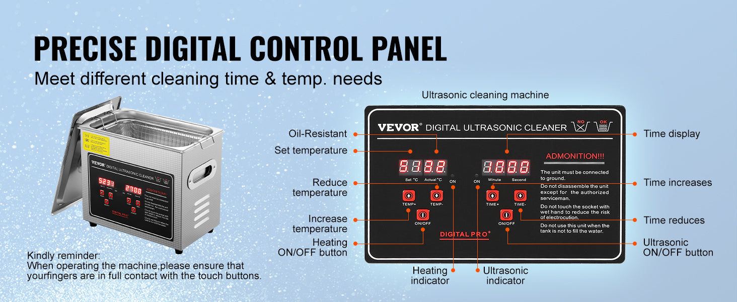 SucceBuy 2L 3L 6L 10L 22L 30L limpiador ultrasónico de acero inoxidable limpieza portátil lavadora ultrasonido electrodoméstico
