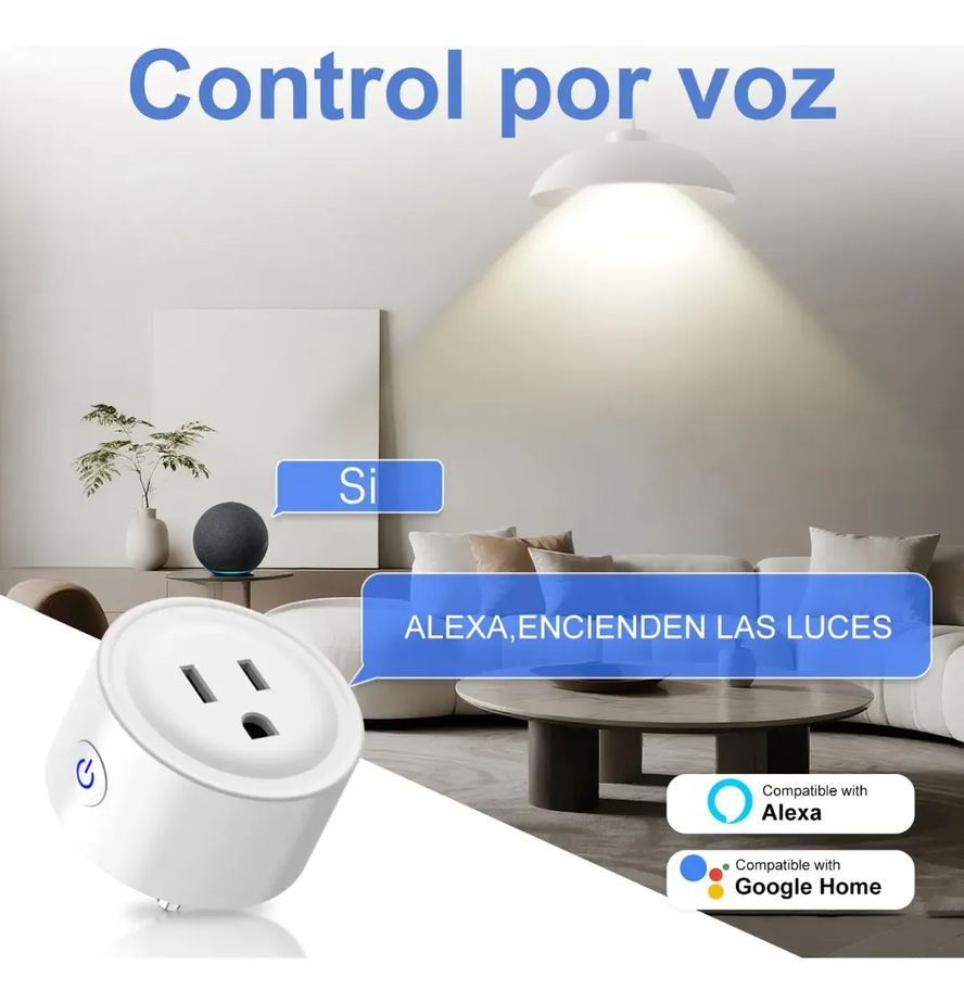 Enchufe Inteligente Wifi Smart Plug Para Alexa Y Google Home